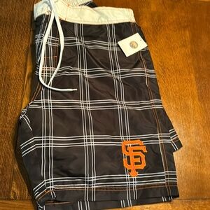 San Francisco giant MLB swim trunks